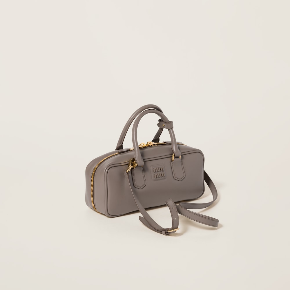 Large Arcadie leather bag