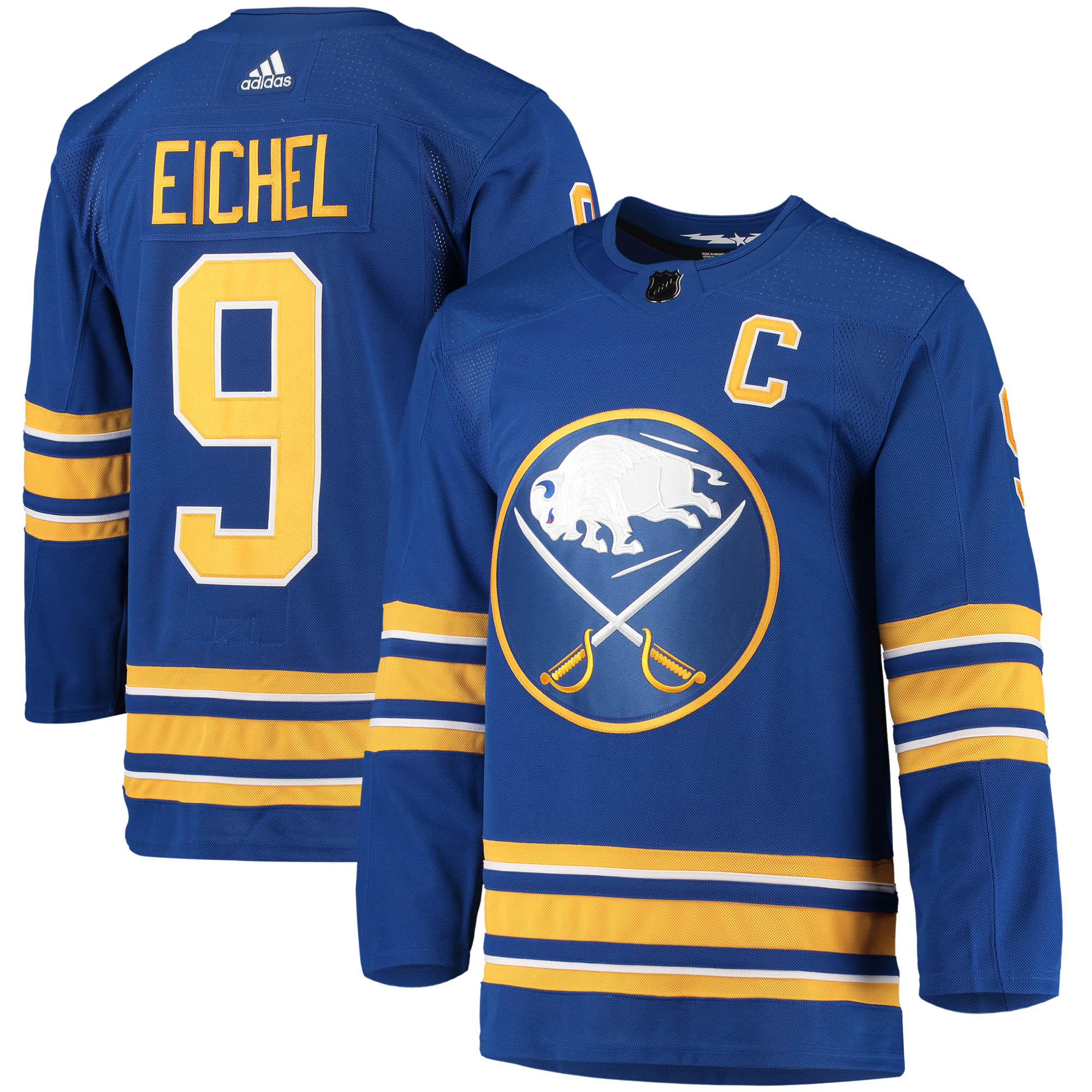 Jack Eichel Buffalo Sabres  Home Primegreen   Jersey – Royal