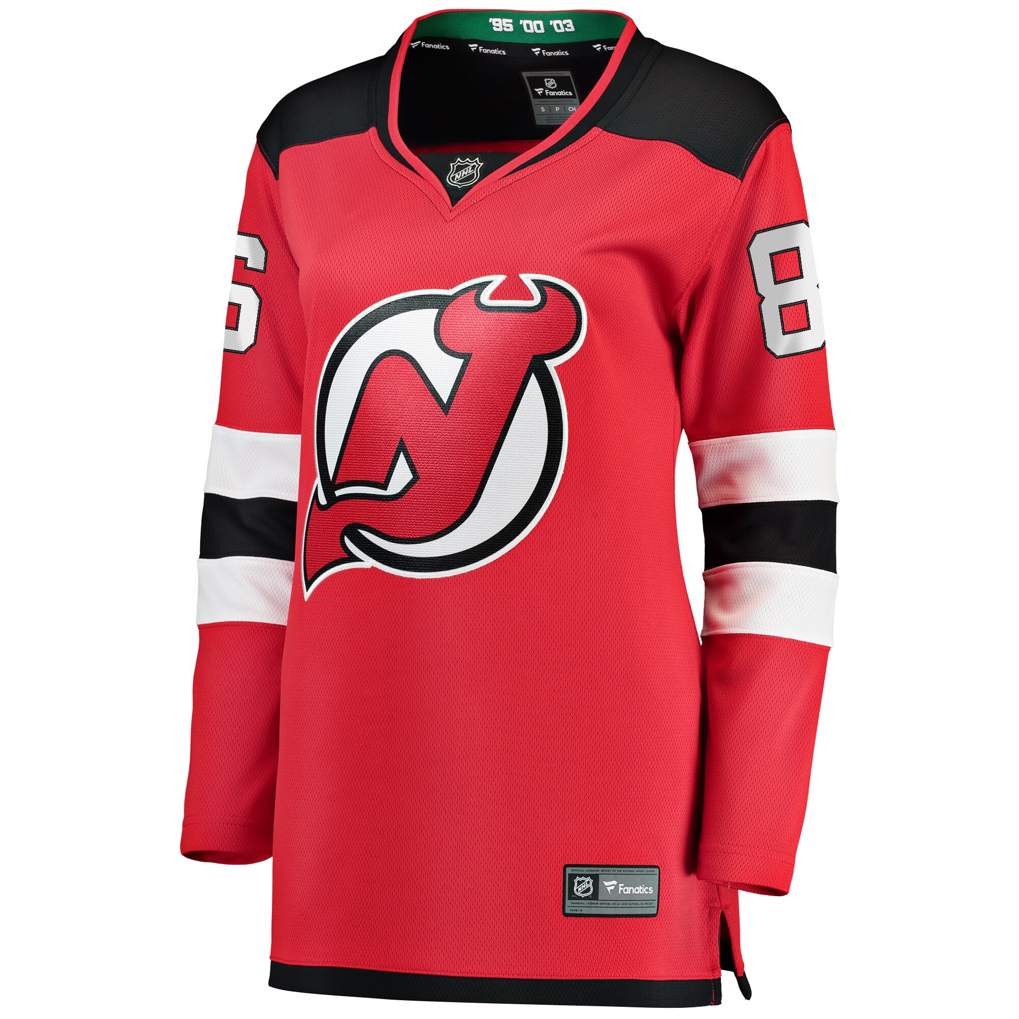 Jack Hughes New Jersey Devils Fanatics Women’s Home Breakaway Jersey – Red