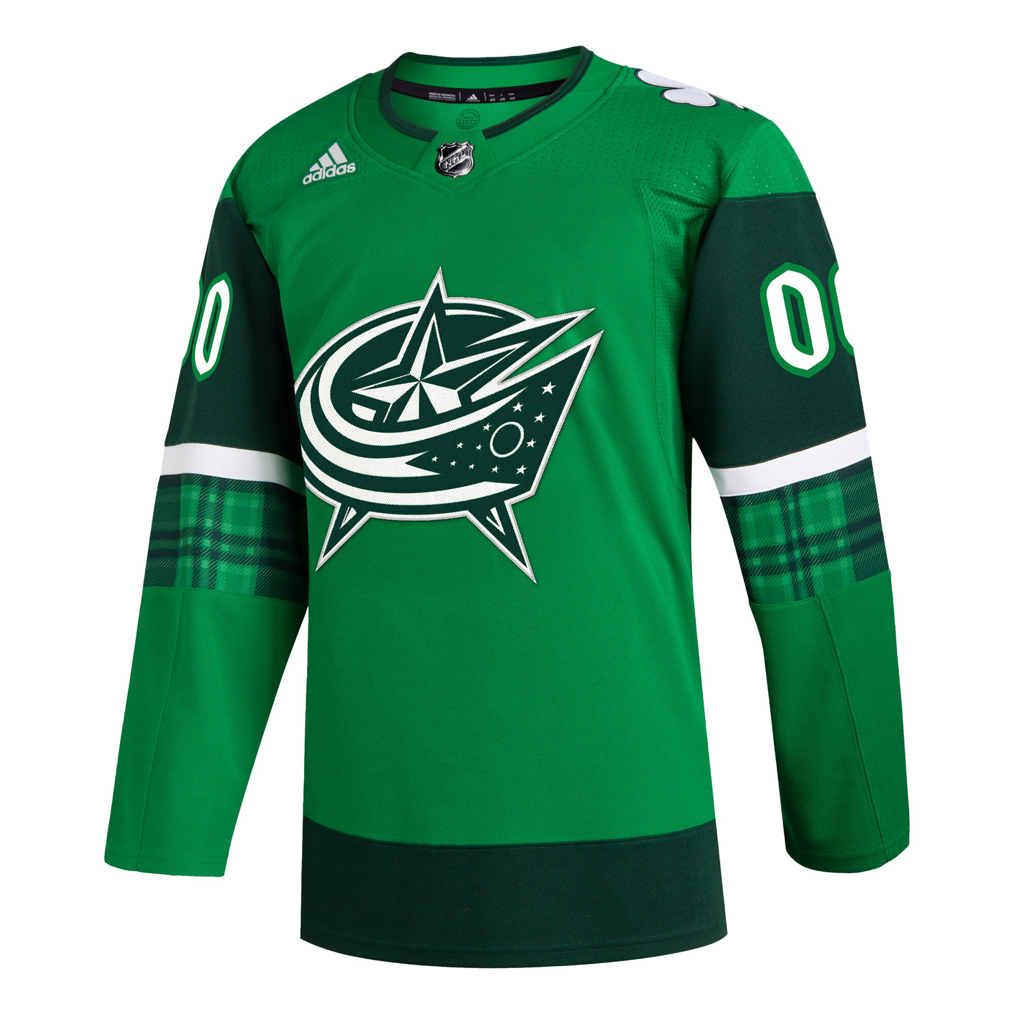 Columbus Blue Jackets  St. Patrick’s Day  Custom Jersey – Kelly Green