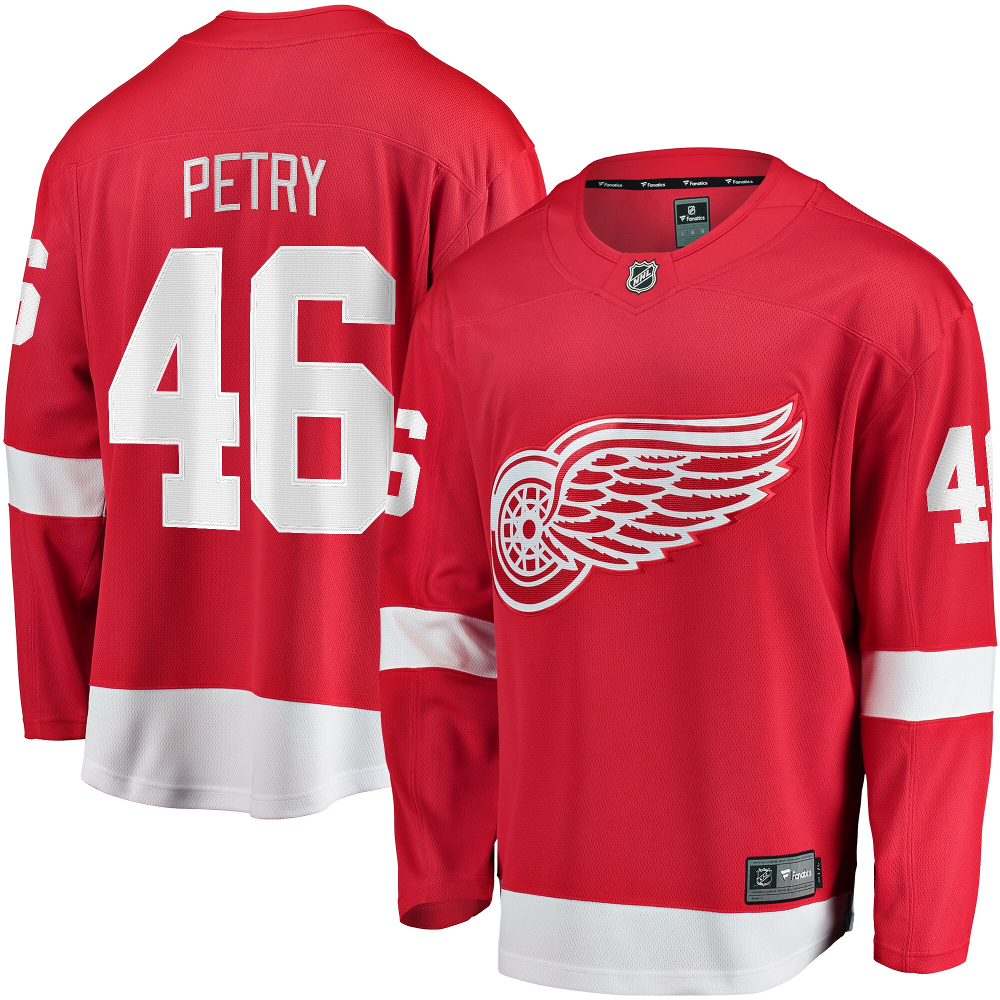 Jeff Petry Detroit Red Wings Fanatics Home Breakaway Jersey – Red