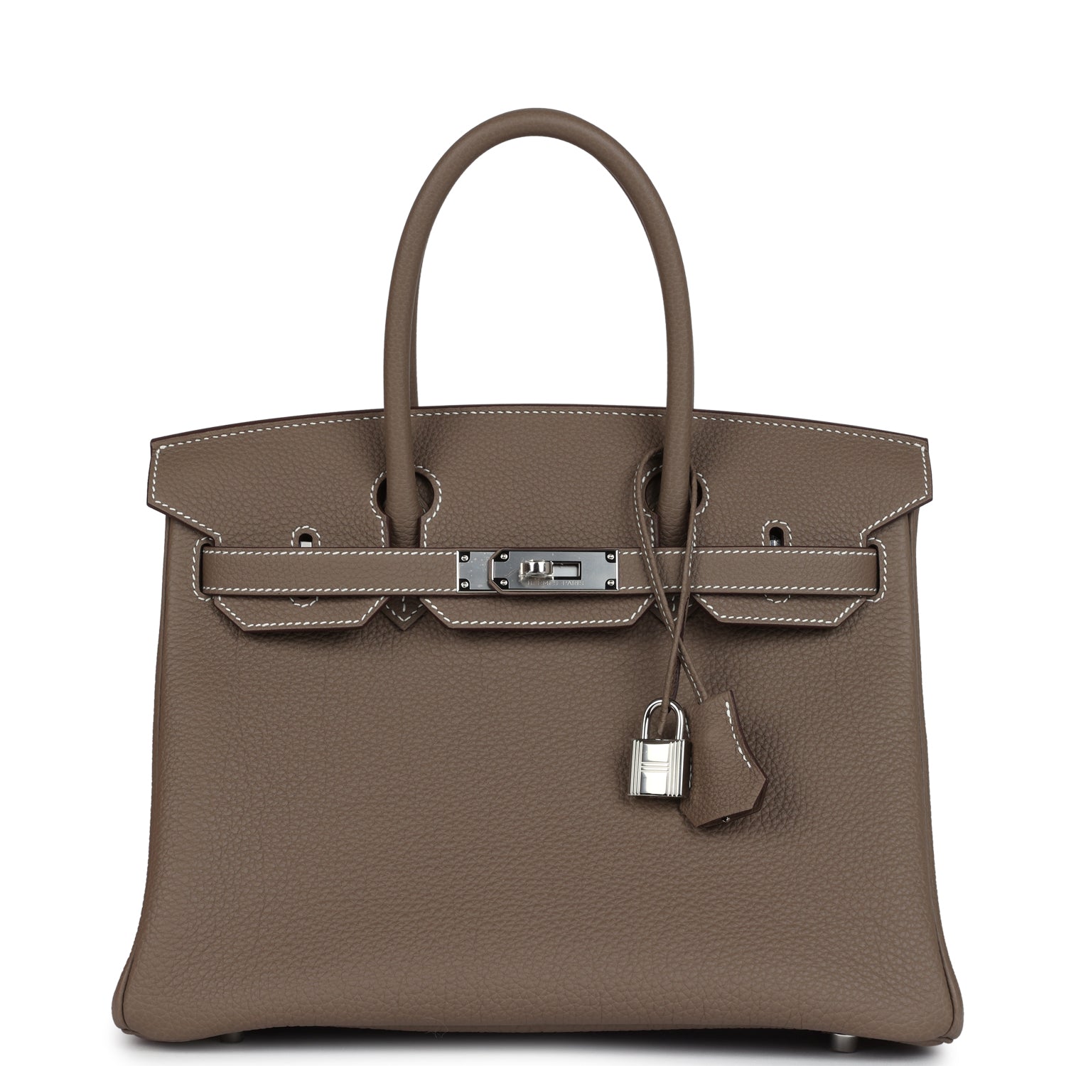 Birkin 30 Etoupe Togo Palladium Hardware