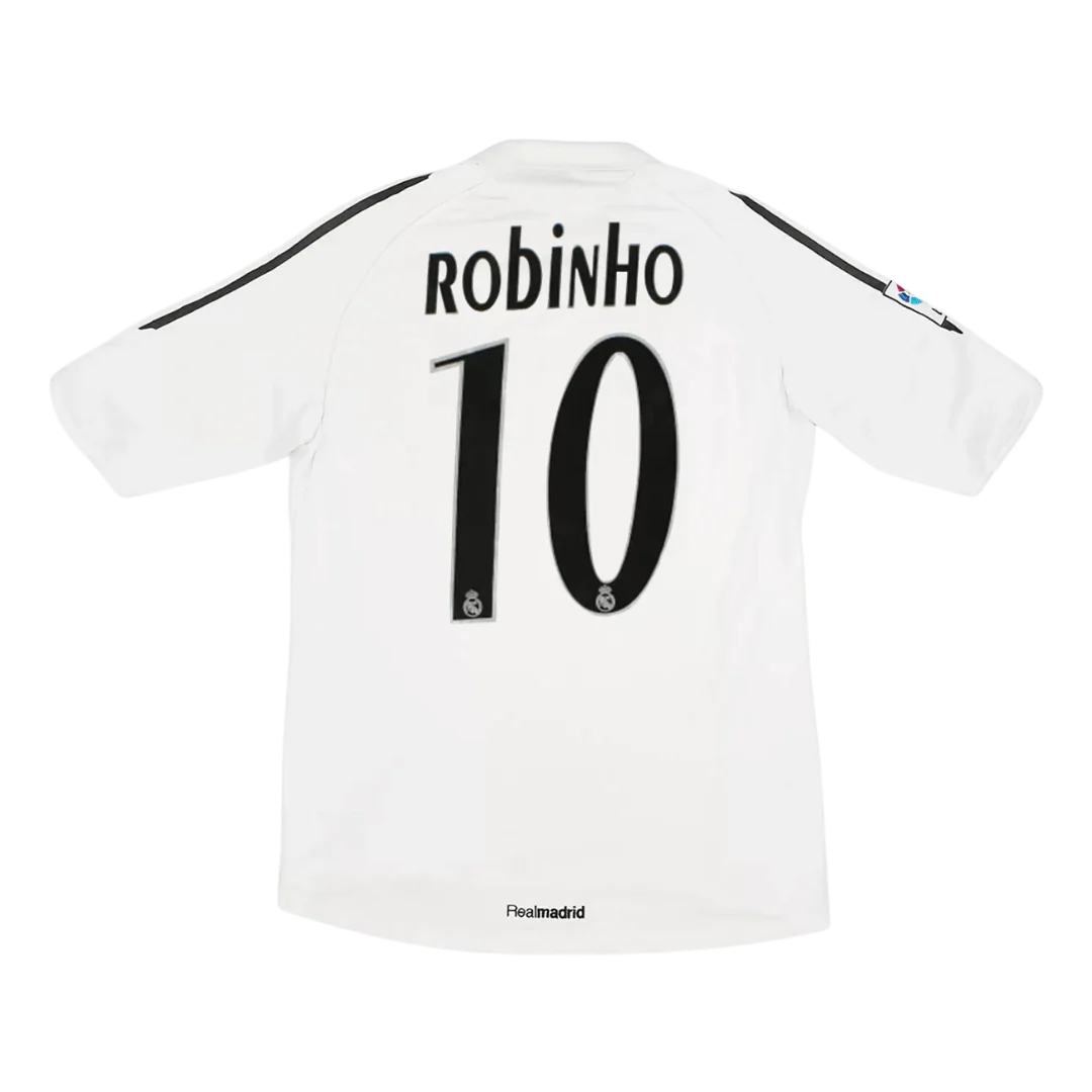 Robinho #10 Real Madrid 2009/10 Retro Home Soccer Jersey