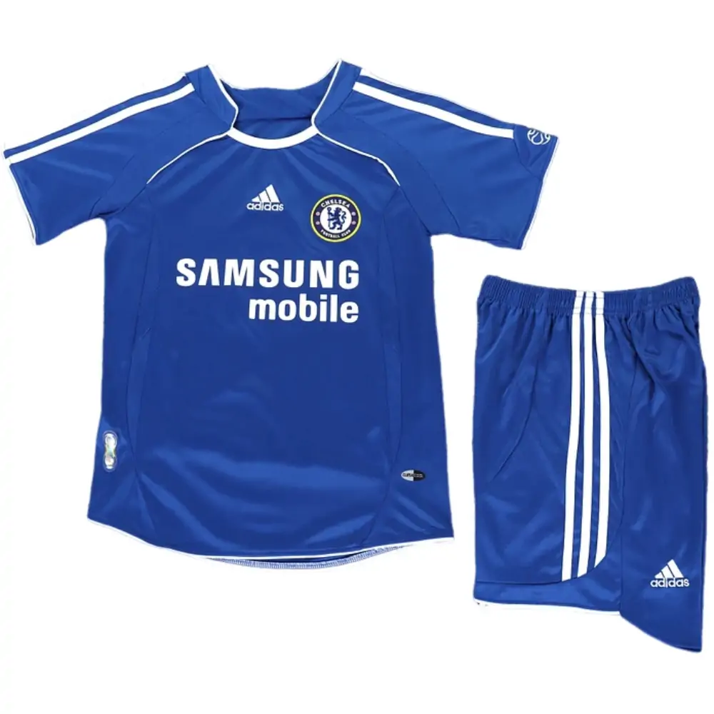 2006-07 Chelsea Home Retro Children's Jersey Set - Fans Edition