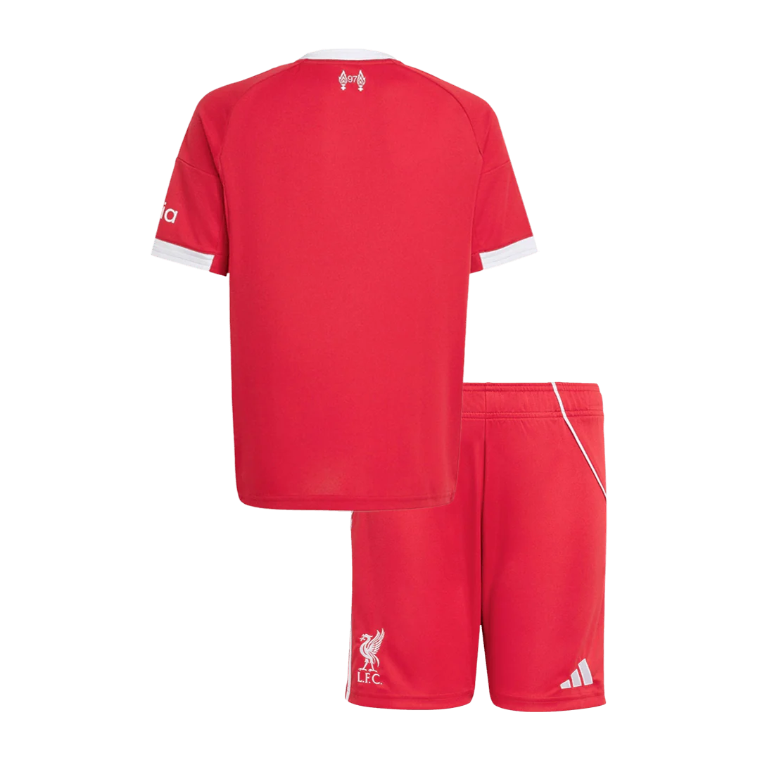 Kid's Liverpool Home Kit - Jersey+Shorts 2025/26