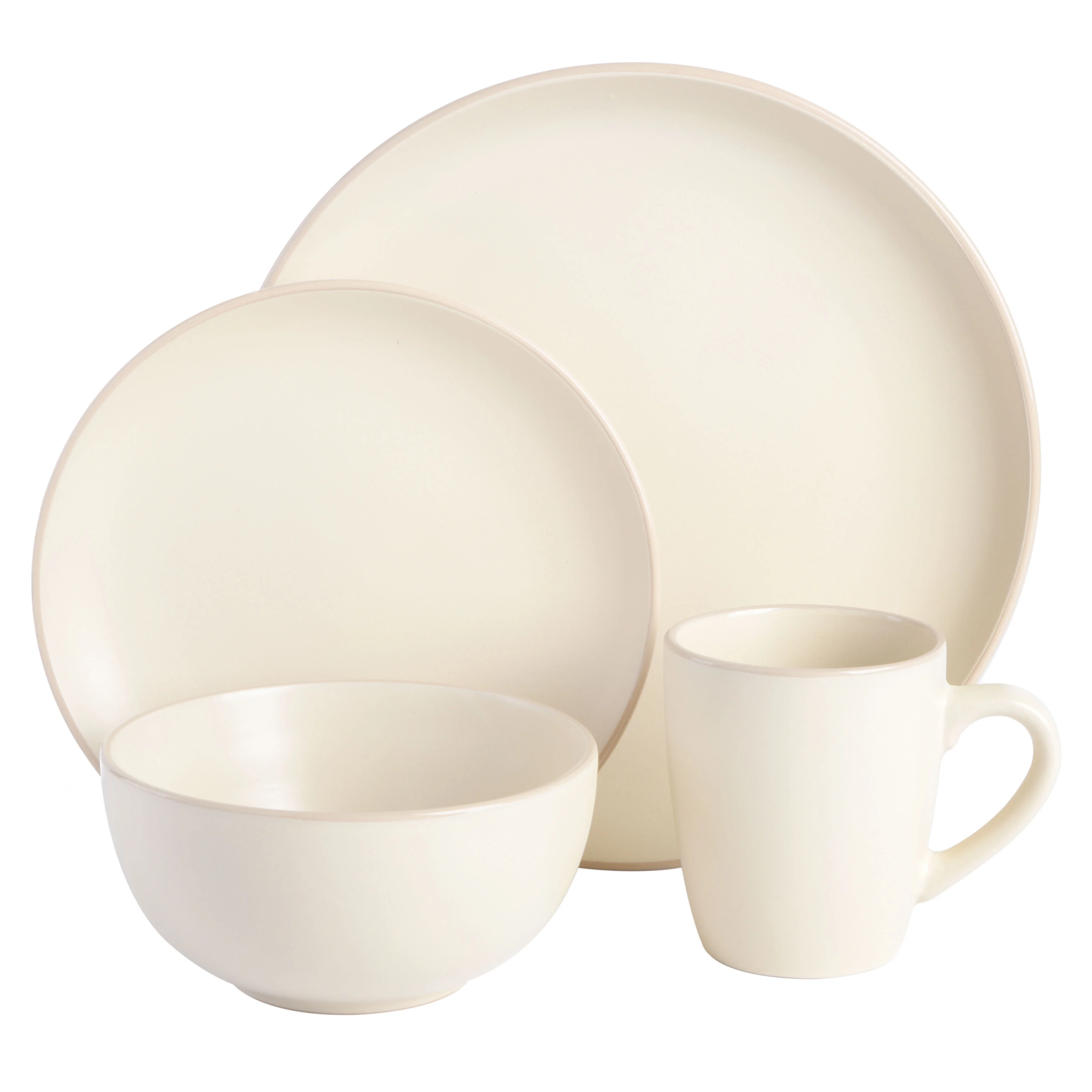 Gibson Home Rockaway 32 Piece Dinnerware Set - Gray