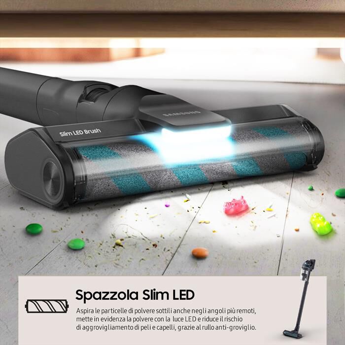 SAMSUNG - Scopa elettrica JET 85 PREMIUM VS20C852FTB-Midnight Blue