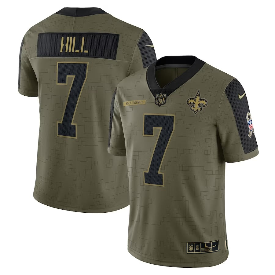 Taysom Hill New Orleans Saints Salute To Service Limited Edition Jersey