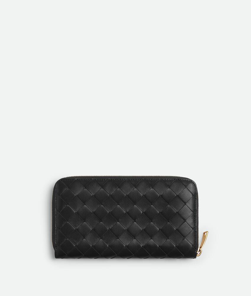 Intrecciato Zip Around Wallet