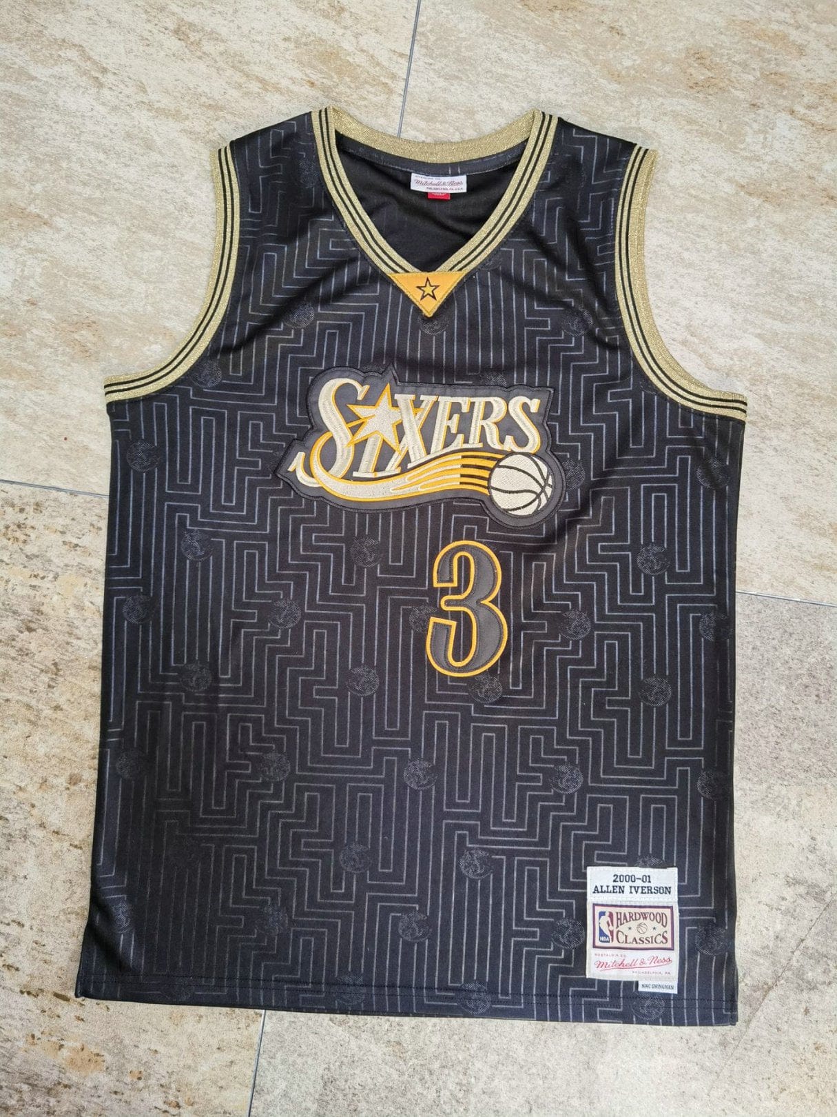 Allen Iverson Philadelphia 76ers Throwback Jersey