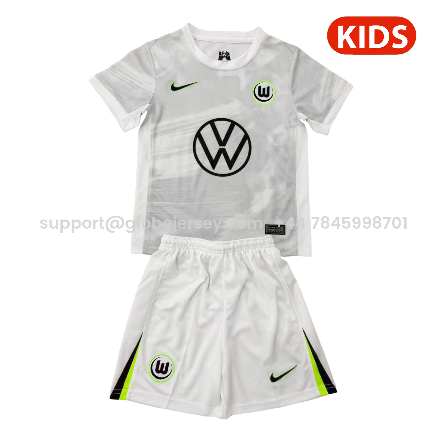 Wolfsburg 25-26 Away Kids Kit