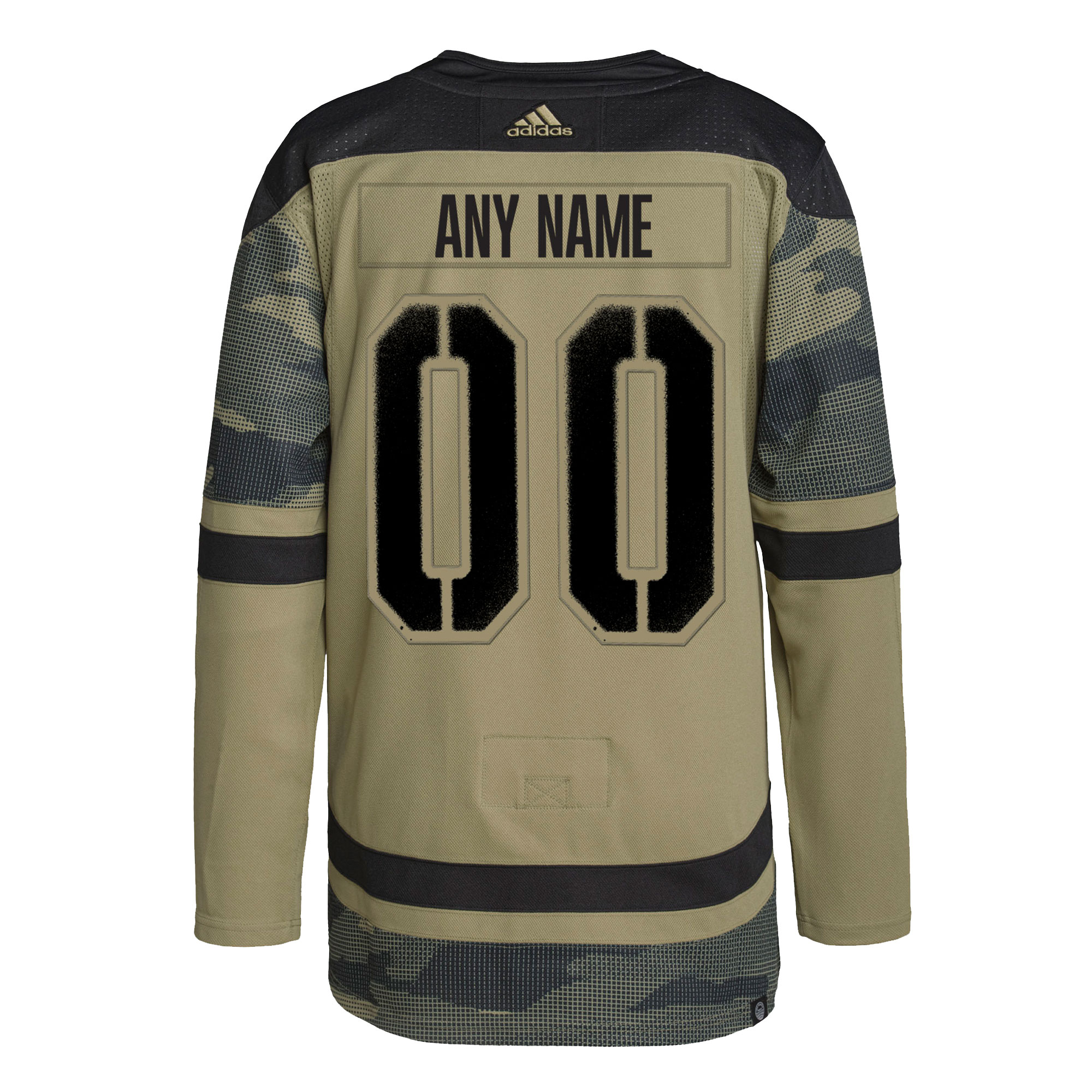 Vancouver Canucks  Logo Military Appreciation Team  Custom Practice Jersey – Camo