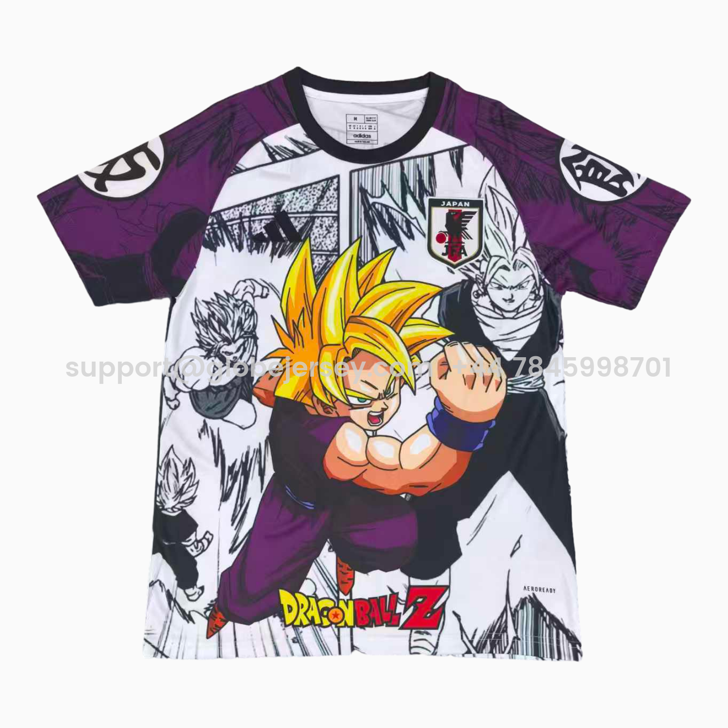 Japan 25-26 Gold Hair Trunks Special Jersey - Fans Version