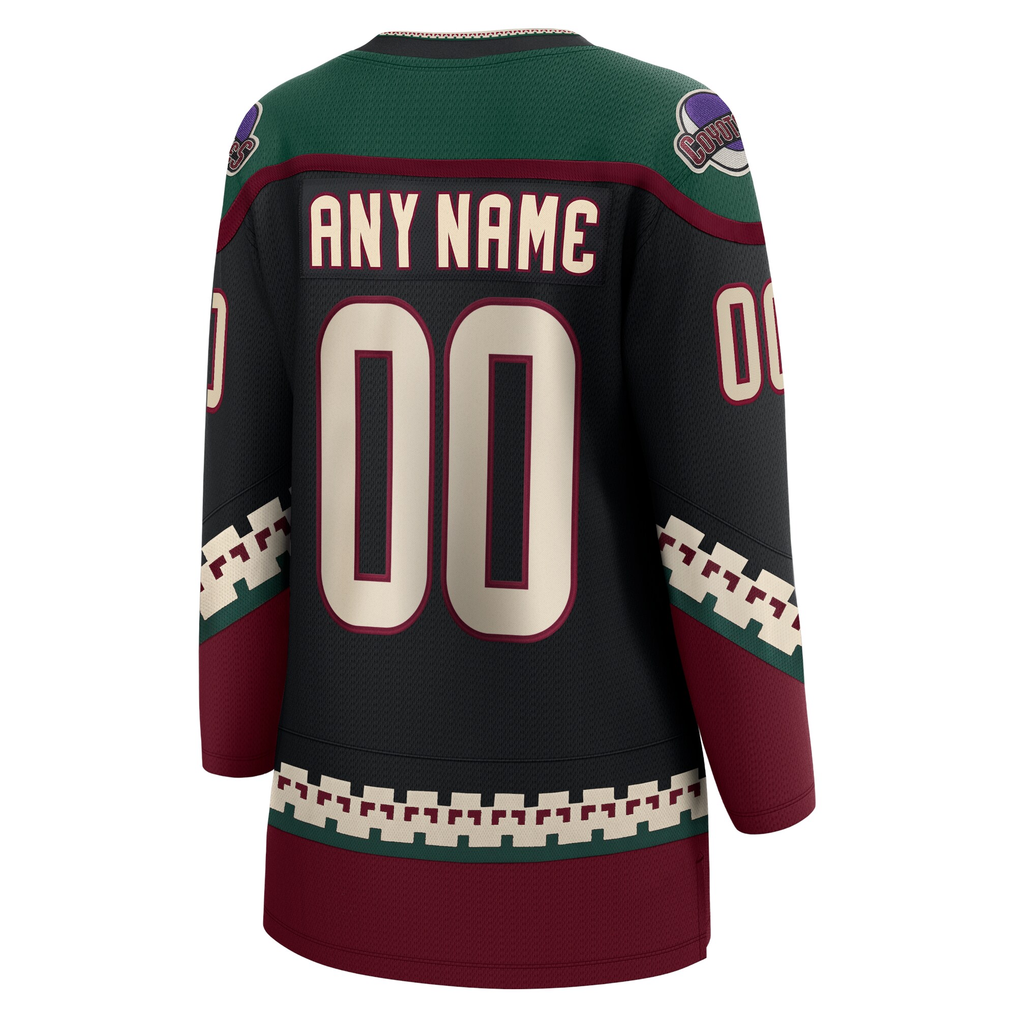 Arizona Coyotes Fanatics Women’s Home Breakaway Custom Jersey – Black
