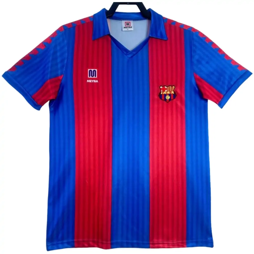 1989-92 Barcelona Retro Home Kit - Short Sleeve Fans Edition