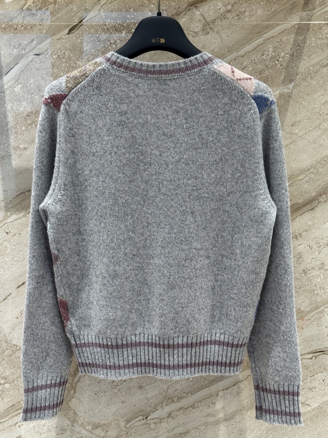 2025 Ski Collection Diamond Pattern Knit Sweater
