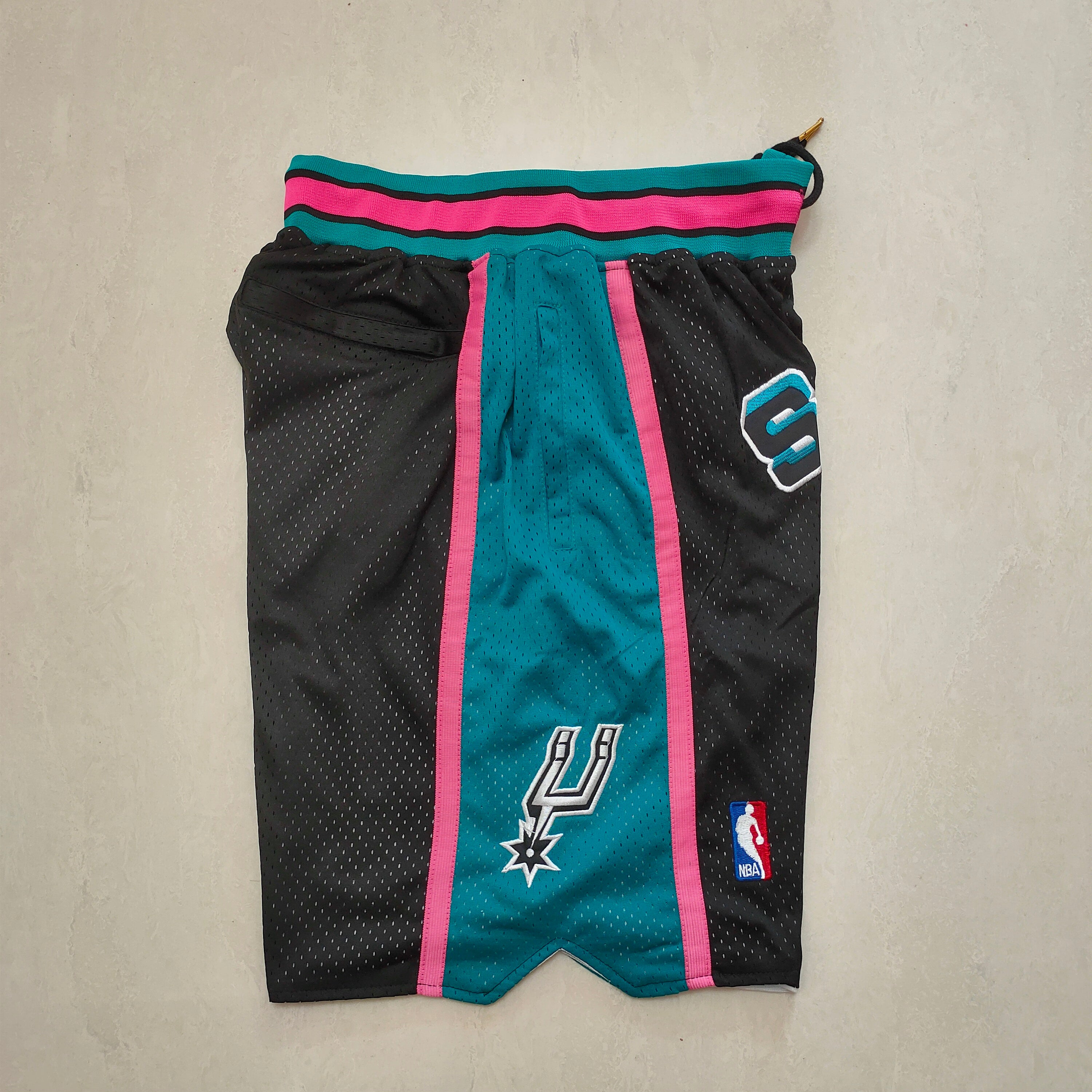 San Antonio Spurs black pocket pants