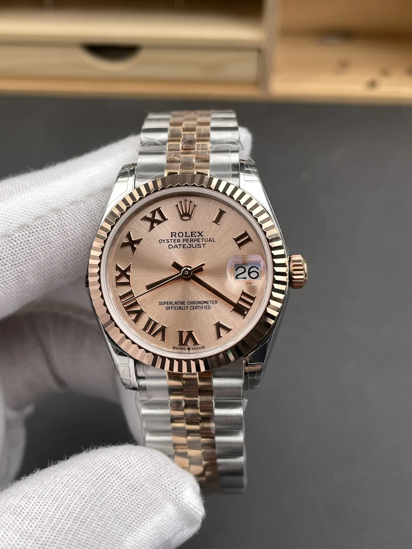 Rolex Datejust Rose Gold Ladies 31mm