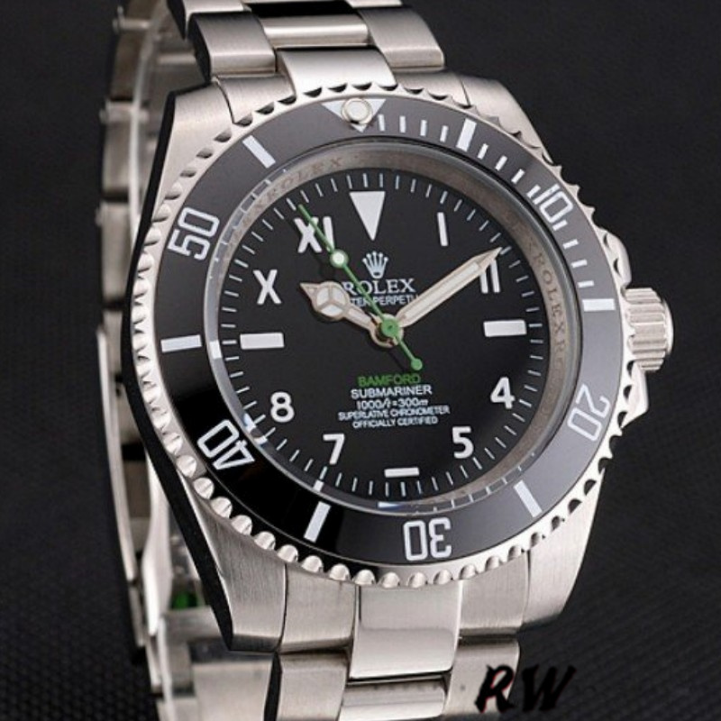【Super Clone】Rolex Submariner PR16233NBB Black Dial 41mm Mens Replica Watch