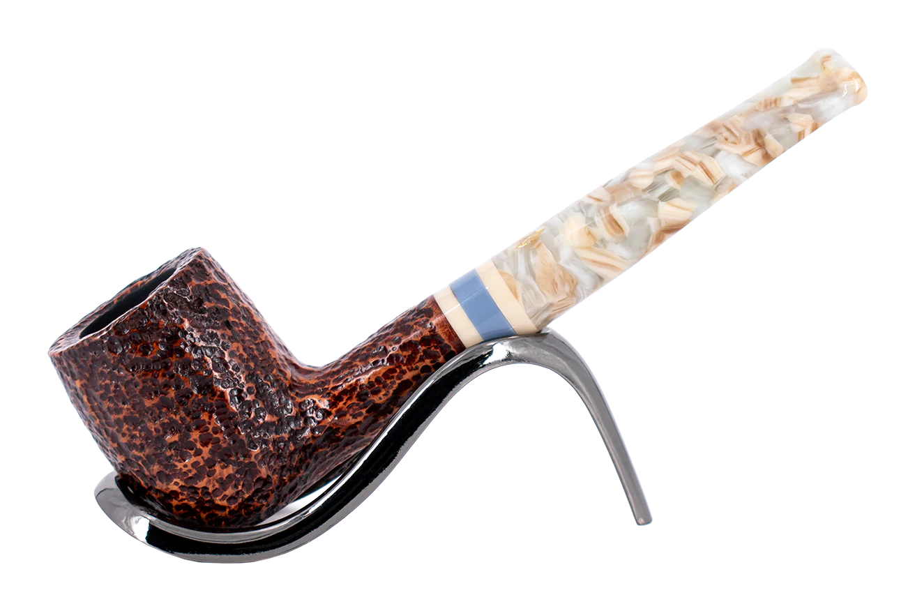 Savinelli Sasso Rusticated 106 - 6mm Briar Pipe