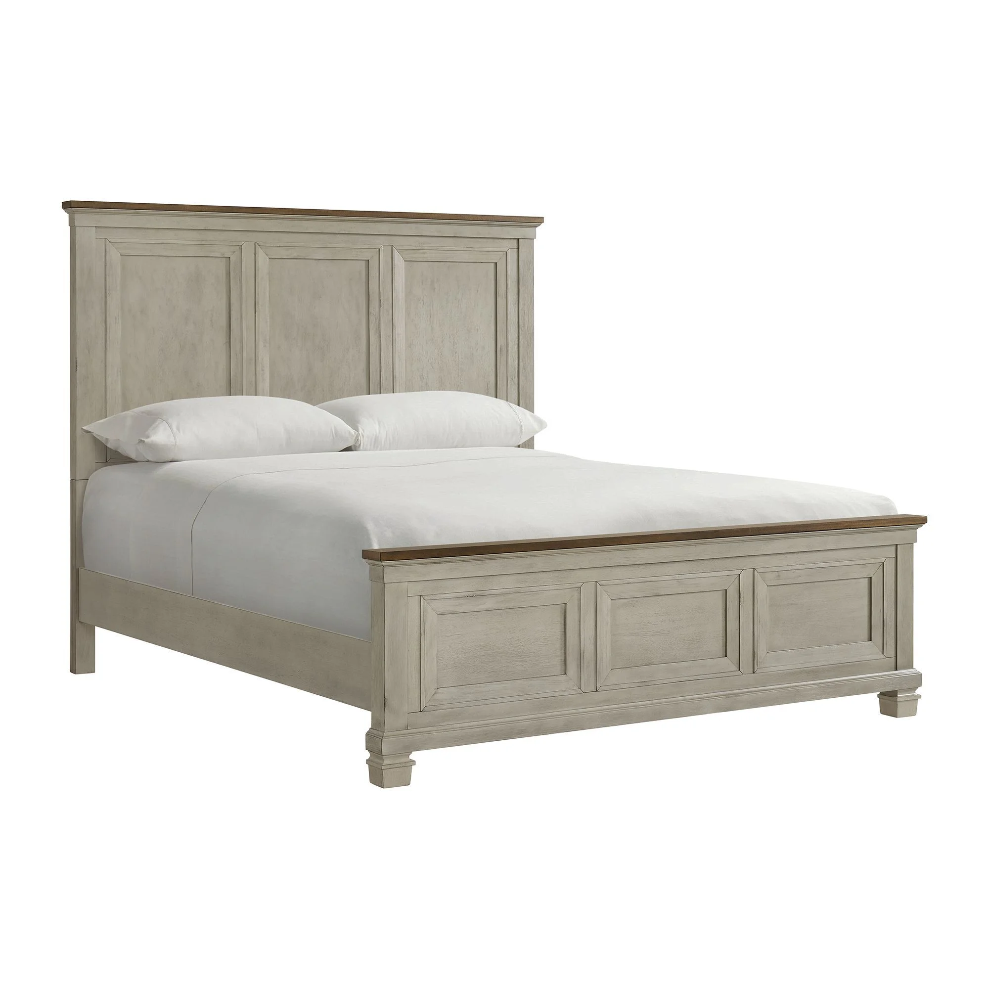 Picket House Furnishings Bloomfield Panel 5PC Bedroom Set - Medium Brown