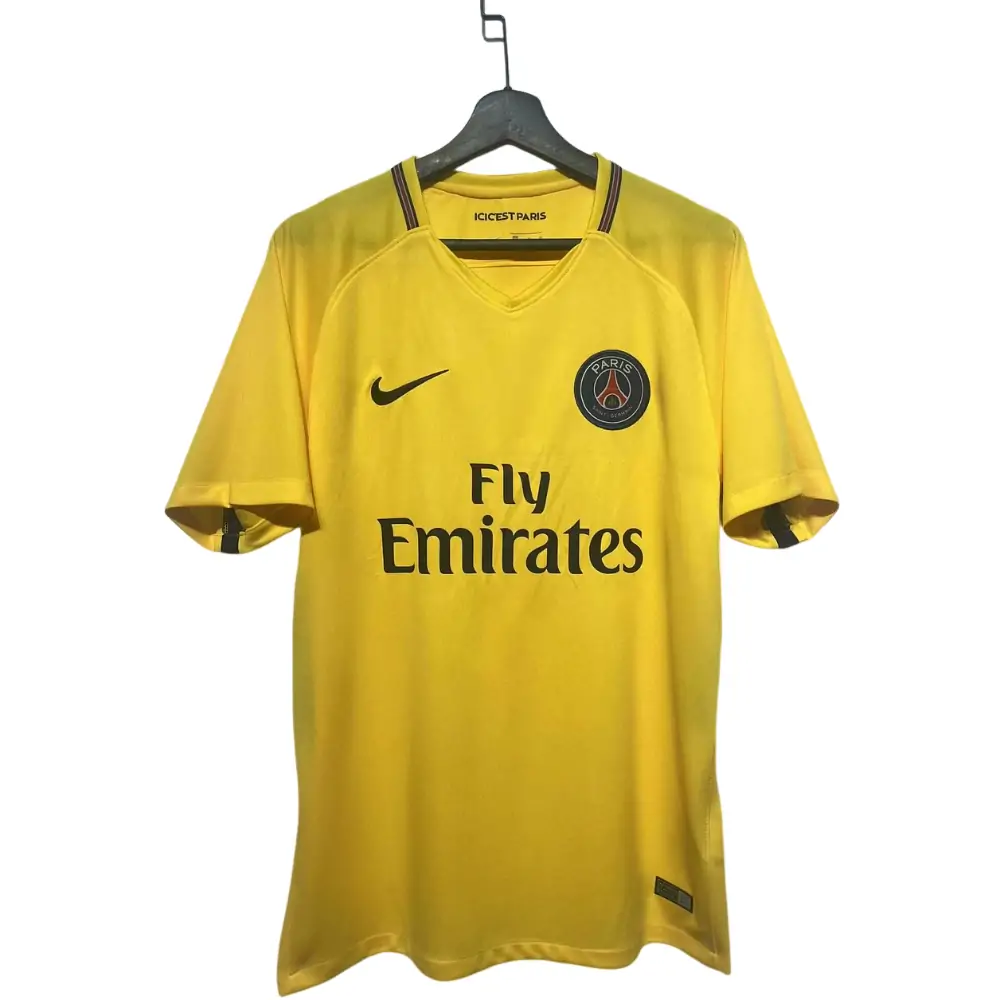 2017-18 Paris Saint-Germain Away Yellow Retro Jersey - Fan Edition