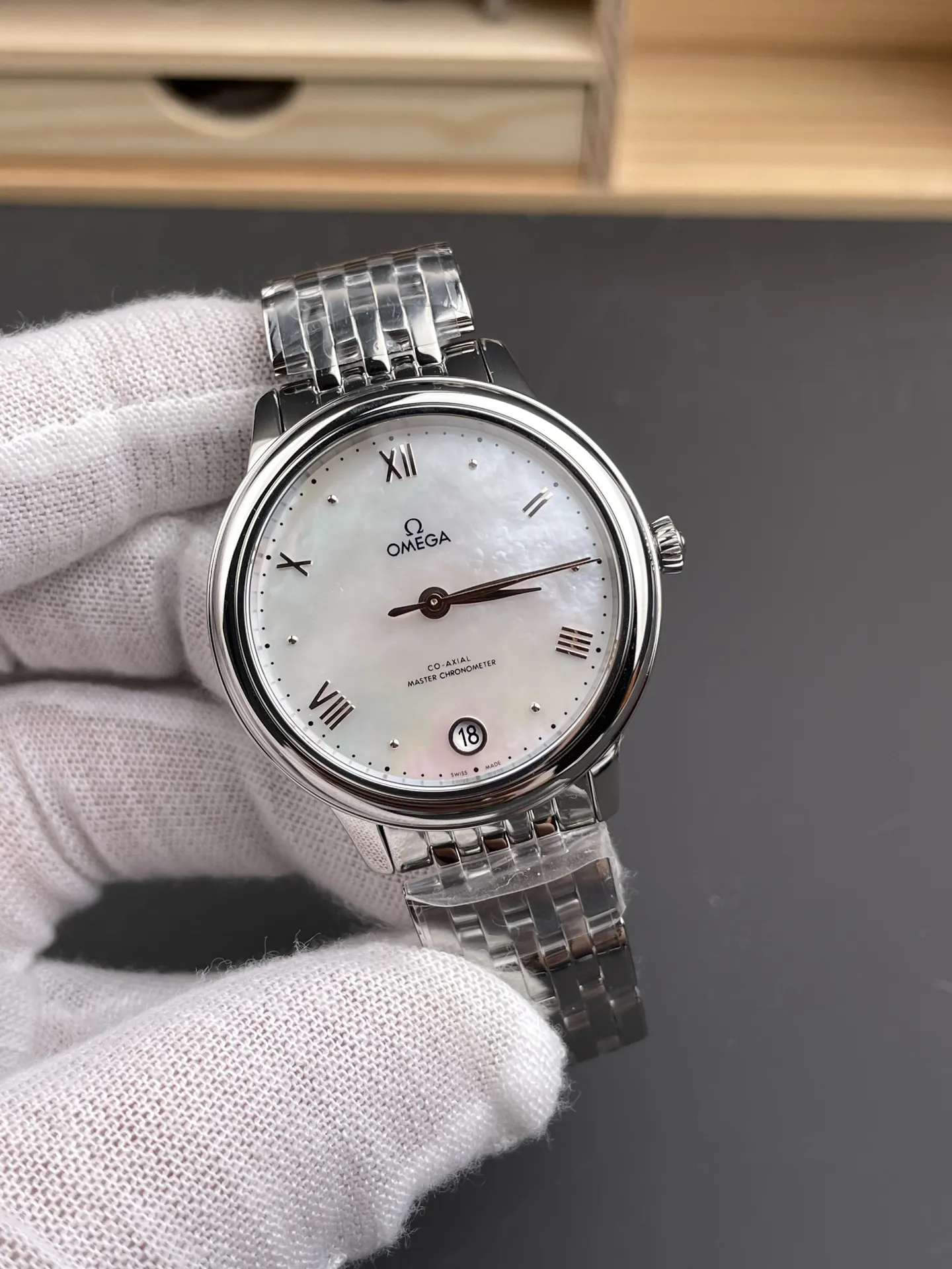 Omega De Ville Mother-of-Pearl 34mm