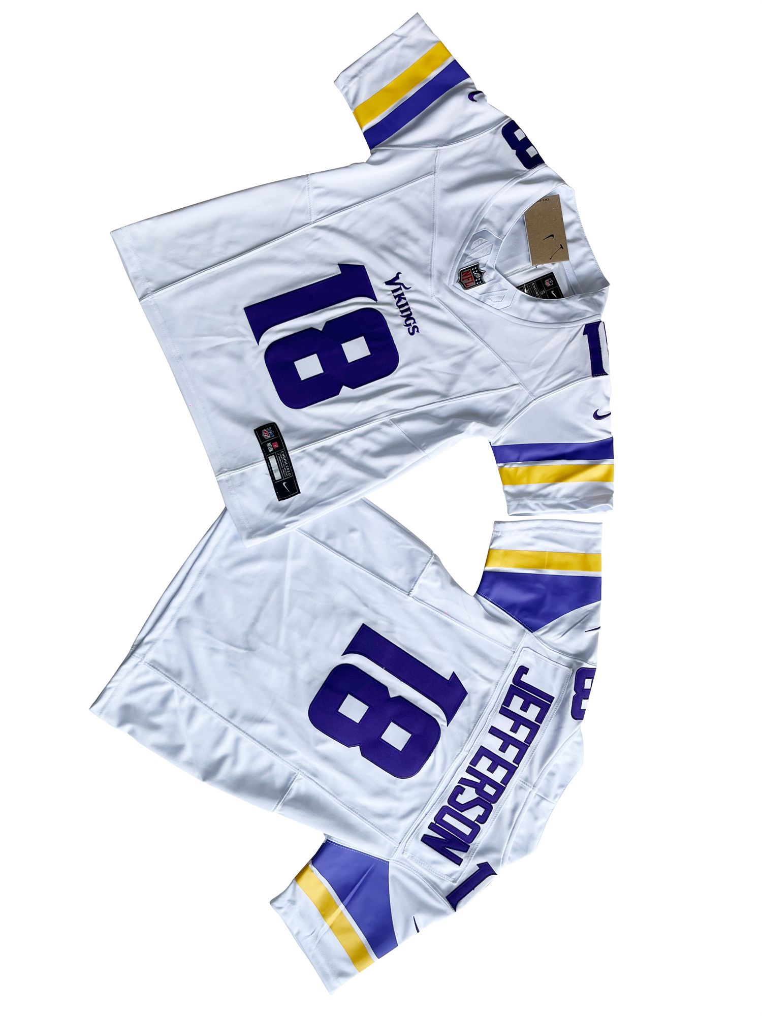 Youth Minnesota Vikings 18# Justin Jefferson Vapor F.U.S.E. Limited Jersey