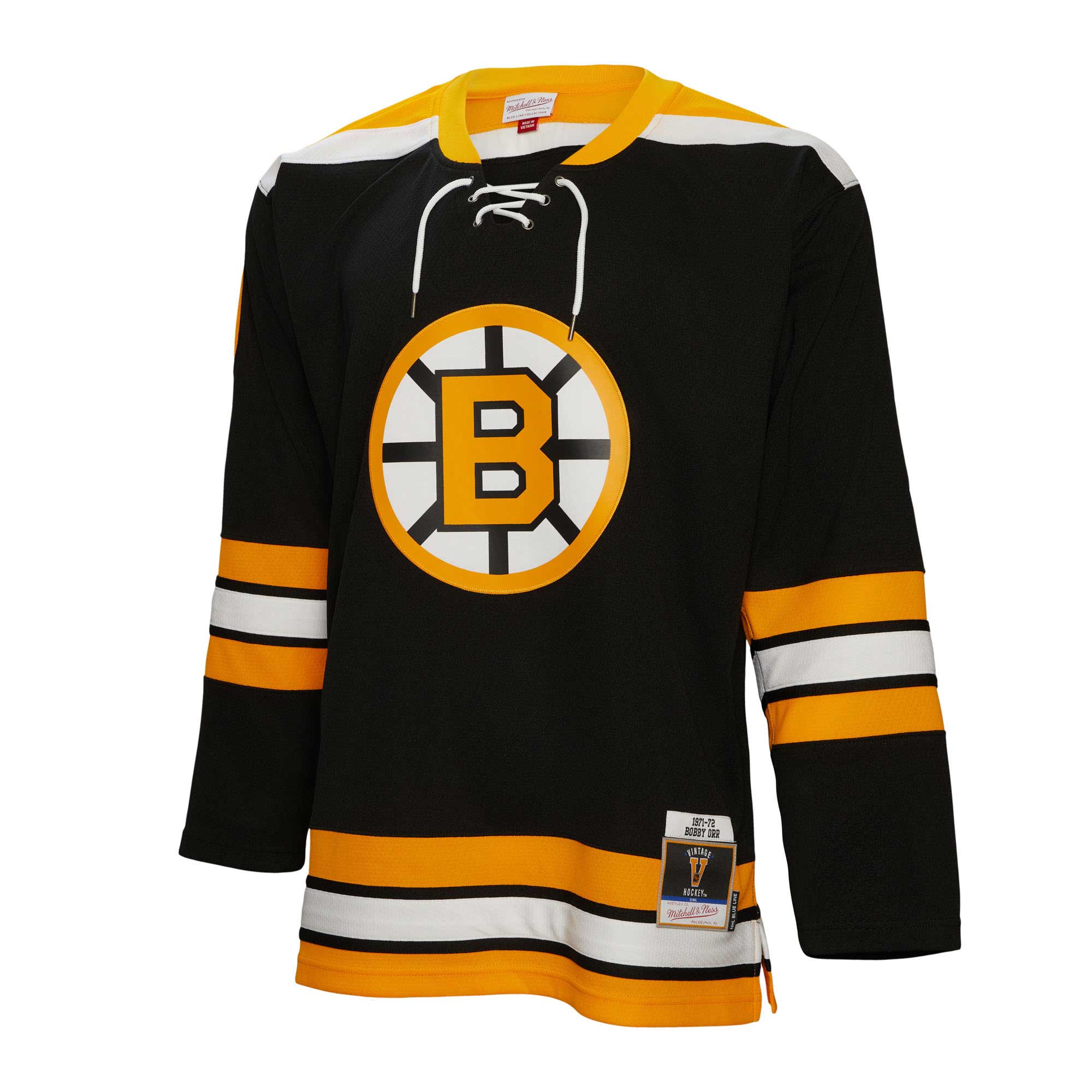 Bobby Orr Boston Bruins Mitchell & Ness Big & Tall 1971 Blue Line  Jersey – Black