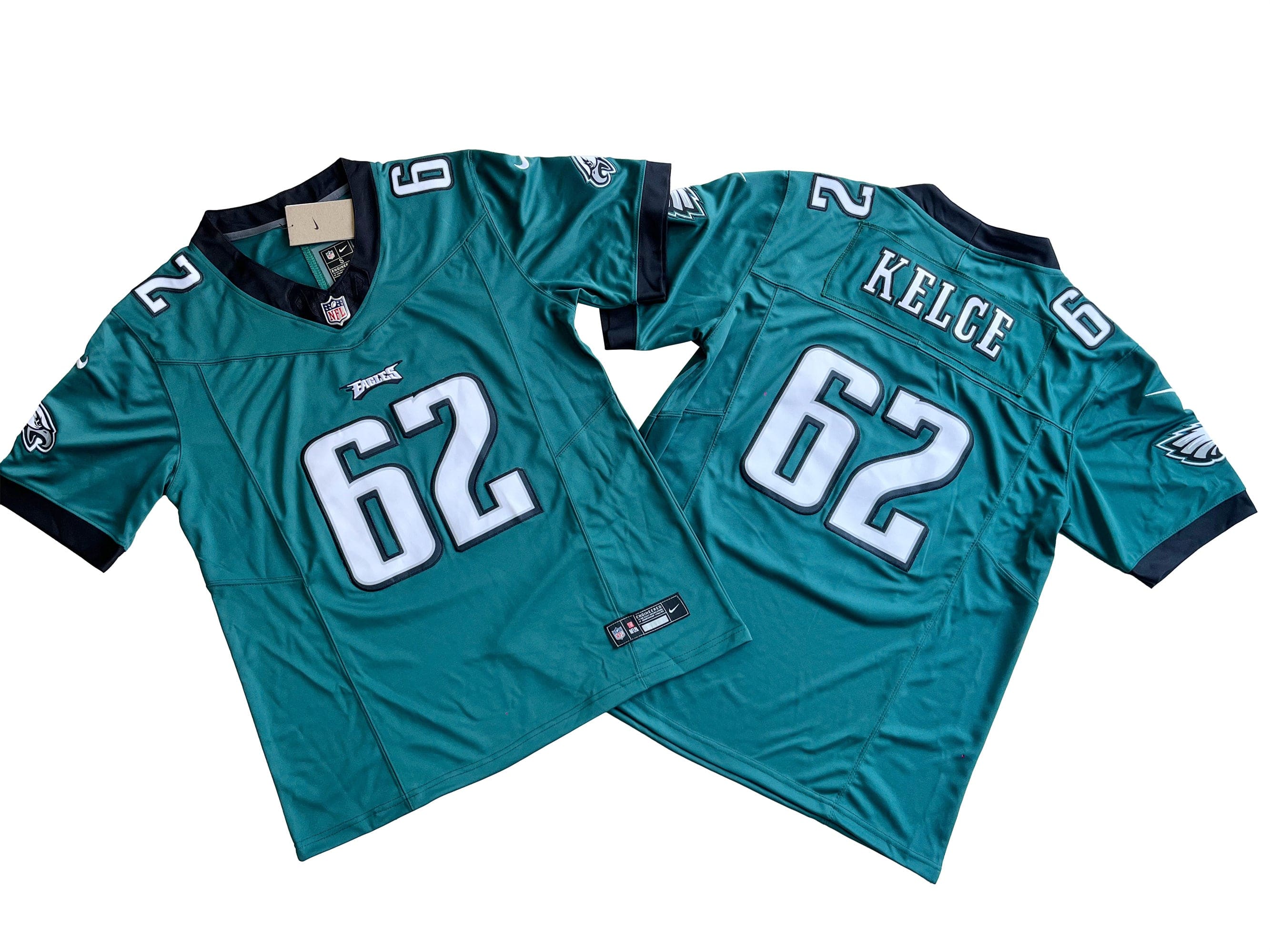 Philadelphia Eagles 62# Jason Kelce Nike Vapor F.U.S.E. Limited Jersey