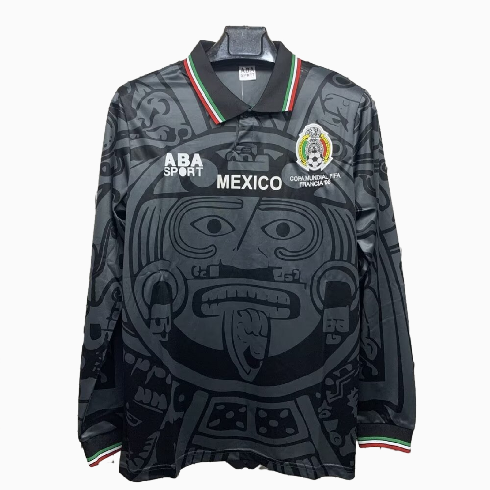 Retro Mexico 1998 Third Long Sleeves Jersey