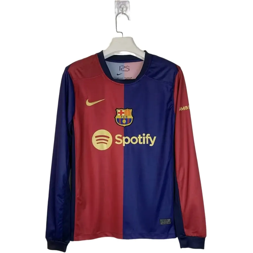 2024/25 Barcelona Home Long Sleeve Shirt