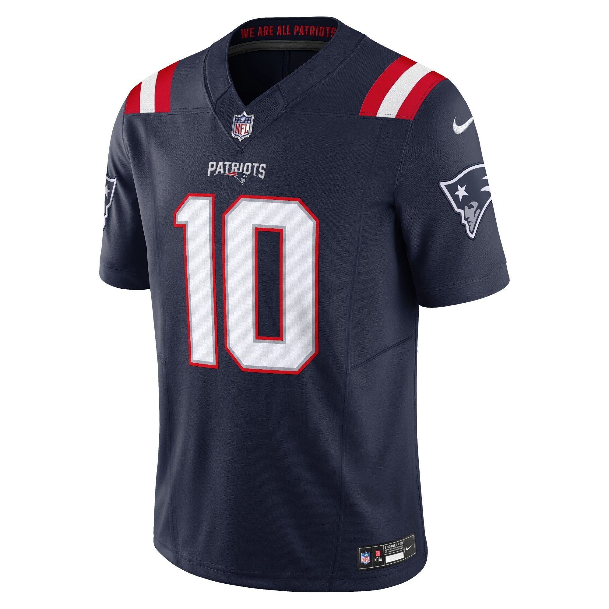 Drake Maye New England Patriots Nike Vapor F.U.S.E. Limited Jersey - Navy