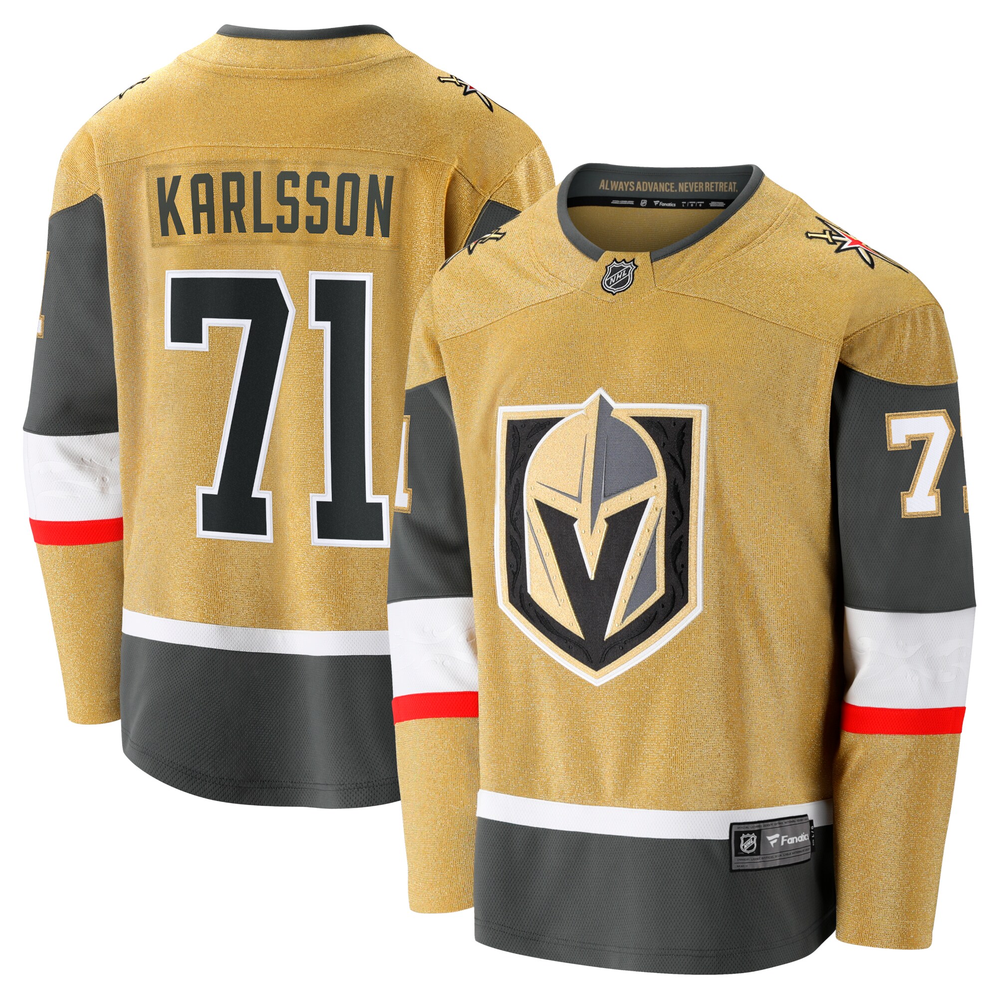 William Karlsson Vegas Golden Knights Fanatics Home Breakaway Jersey – Gold