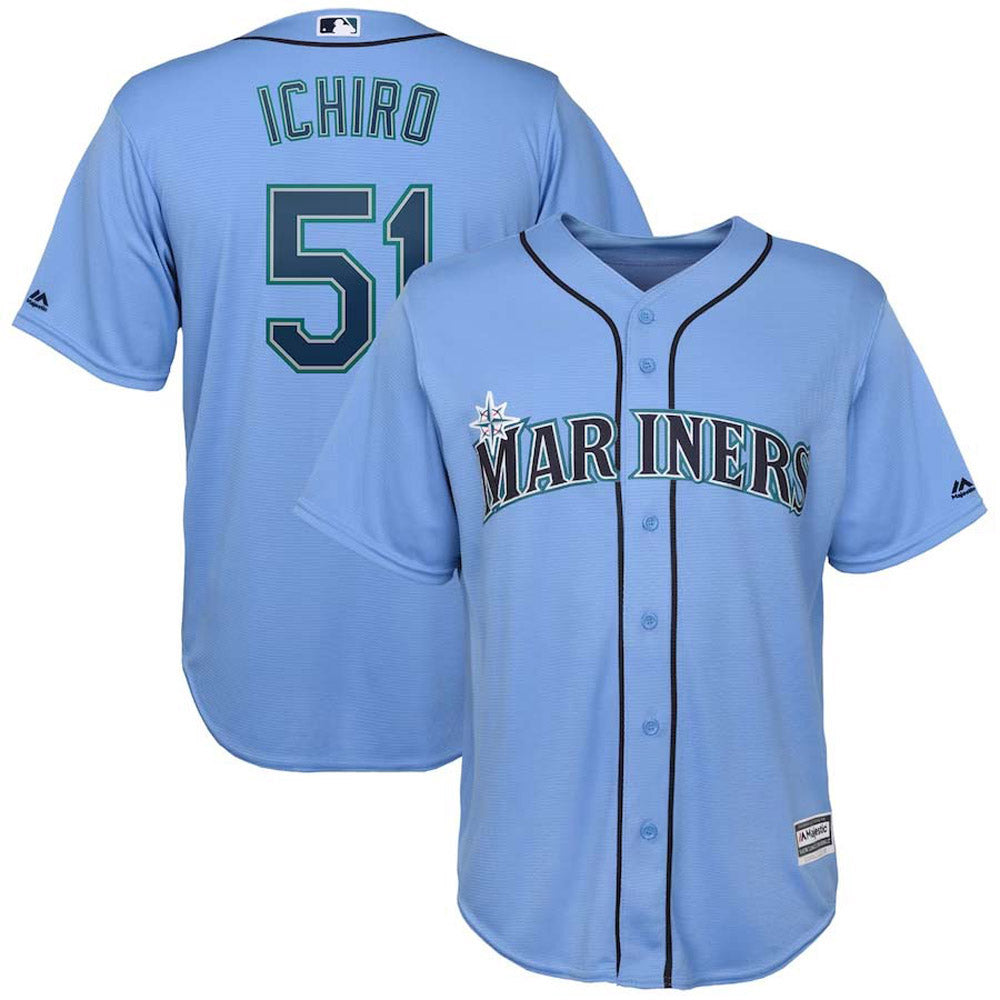 Men's Seattle Mariners Ichiro Suzuki Replica Alternate Jersey - Blue