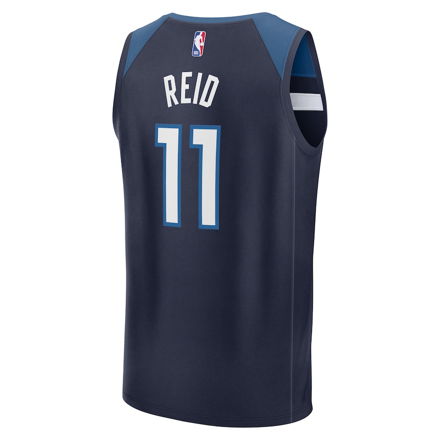 Youth Minnesota Timberwolves Naz Reid Fanatics Navy Fast Break Replica Player Jersey - Icon Edition