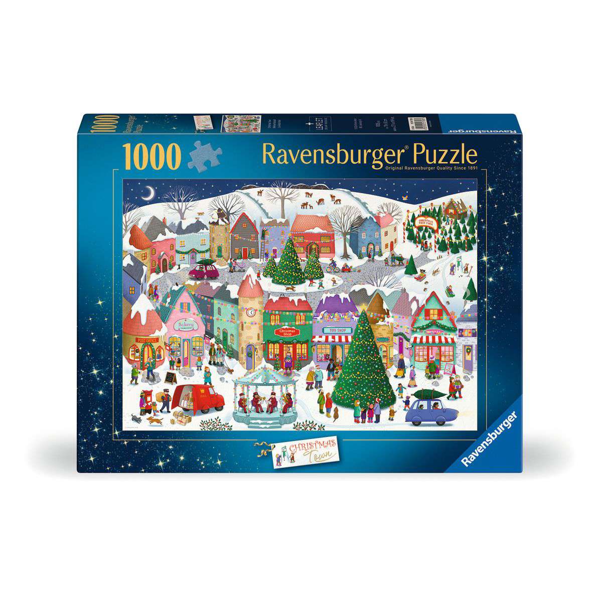 ** Pre-Order ** Christmas Town - 1000 Piece Jigsaw Puzzle (Ravensburger)