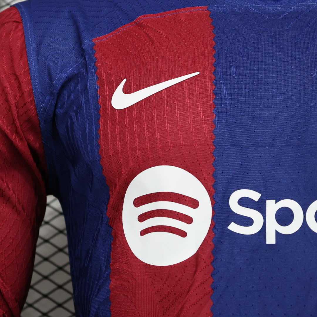 2023/2024 Barcelona Home Long Sleeve Players Edition