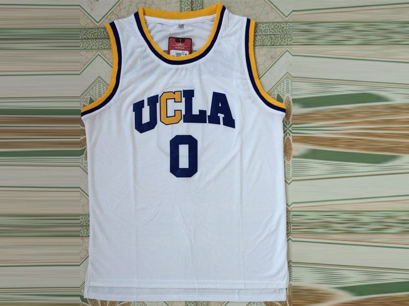 NCAA UCLA No. 0 Spruit White Jersey