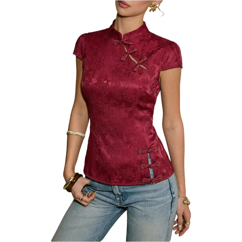 Women's Chinese Shirts Summer Cheongsam Tops