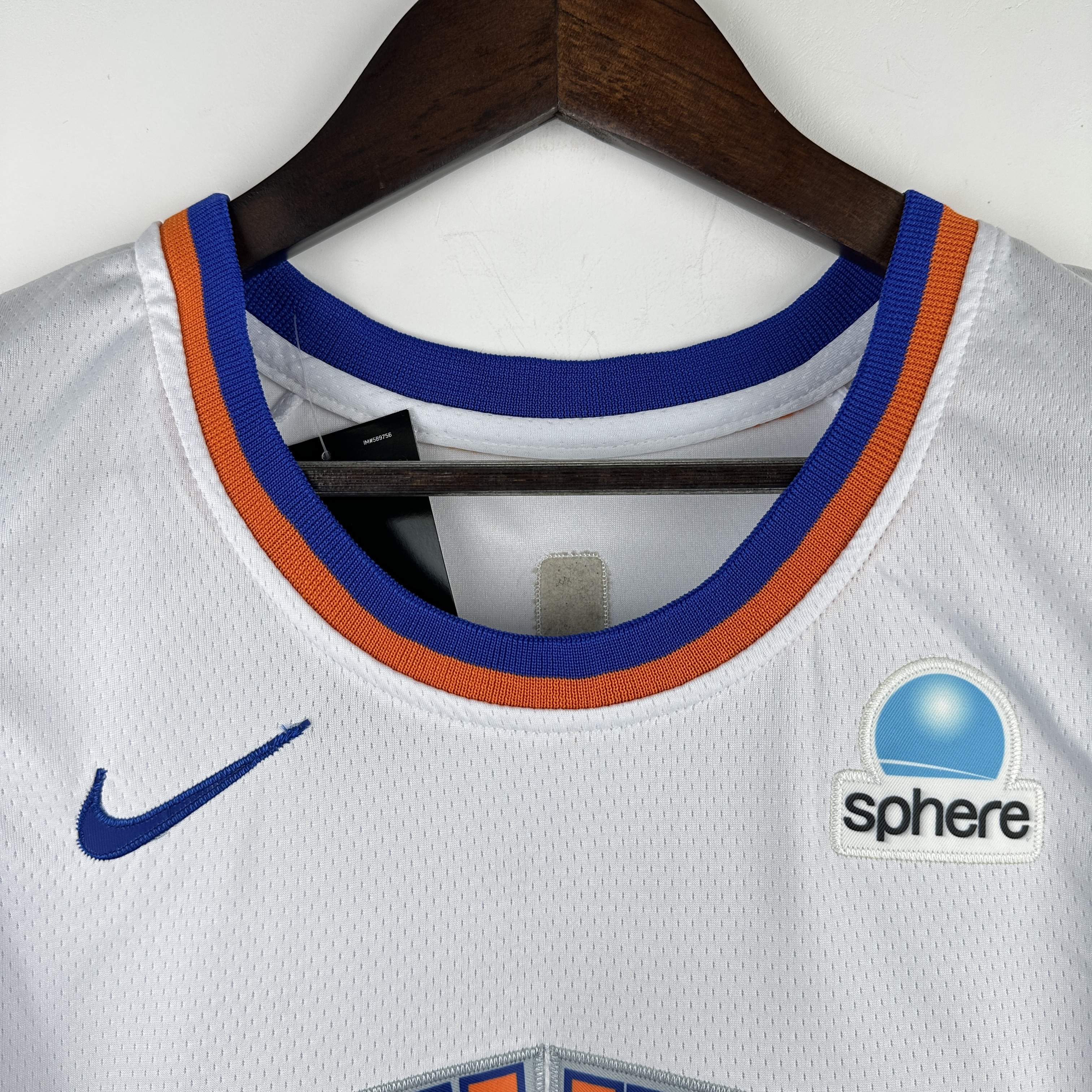 Embroidery Knicks White No. 11 Brunson