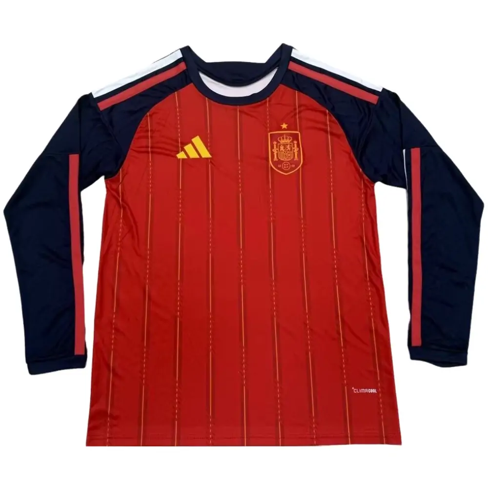 2026 World Cup Spain Home Kit - Long Sleeve Fans Edition