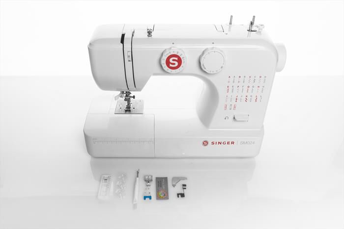 SINGER - Macchina da cucire SM024RD-bianco