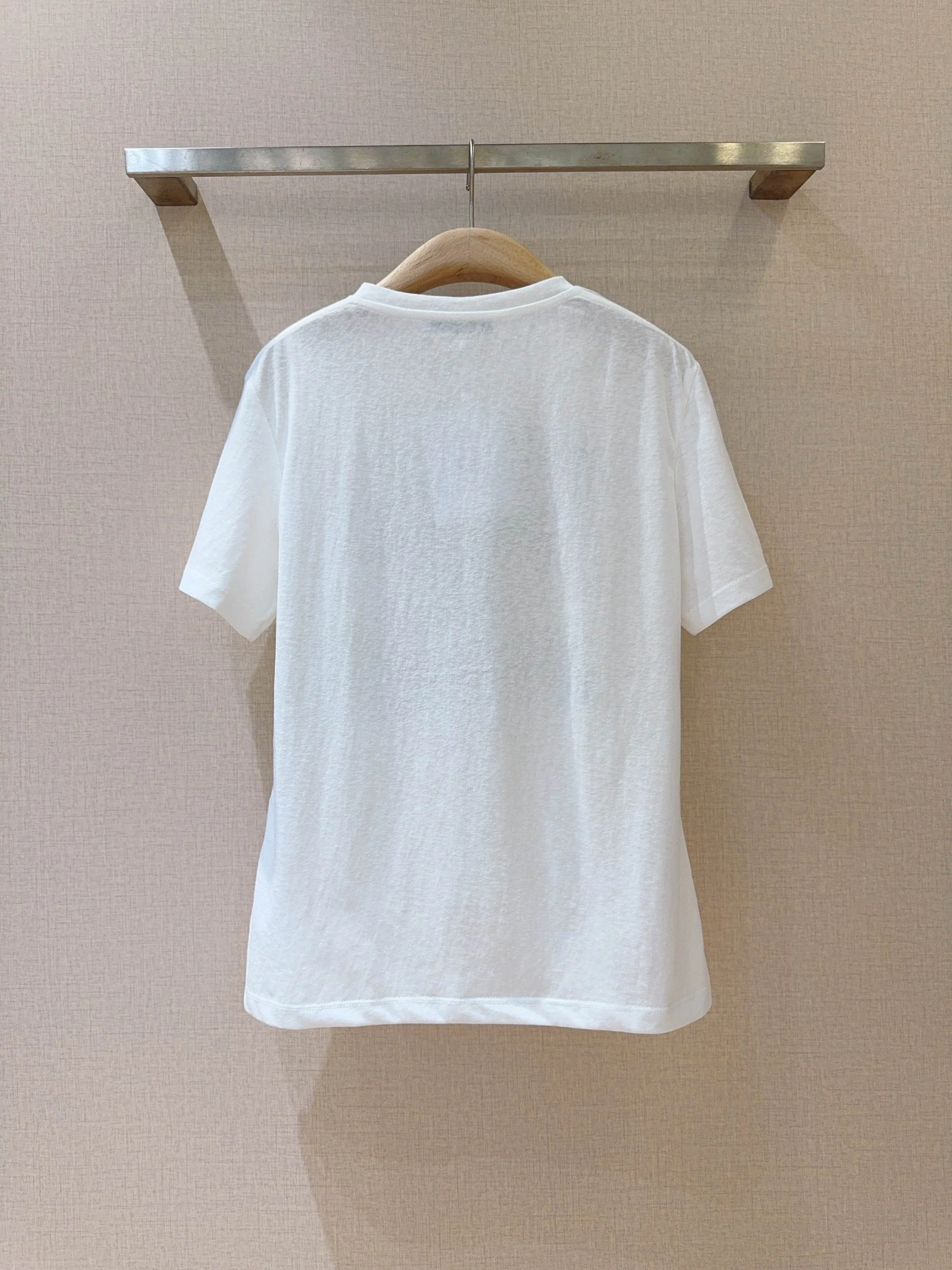 Printed crew neck Tee