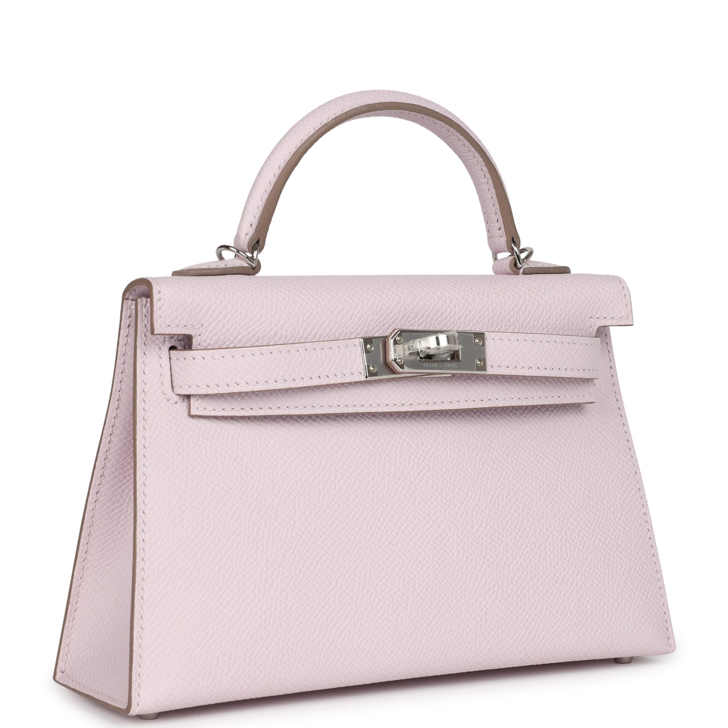 Kelly Sellier 20 Mauve Pale Epsom Palladium Hardware