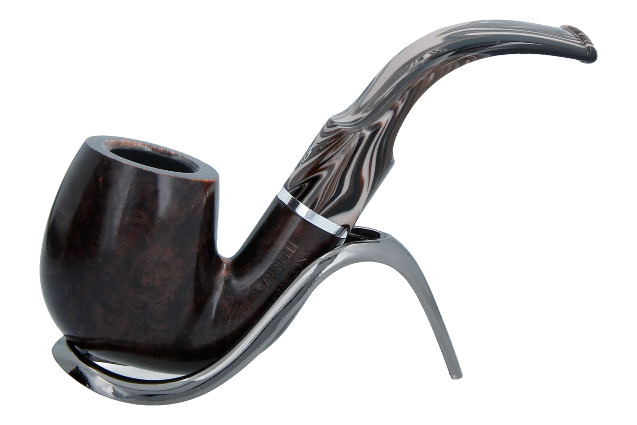 Savinelli Morellina Smooth Brown 614S - 6mm Briar Pipe