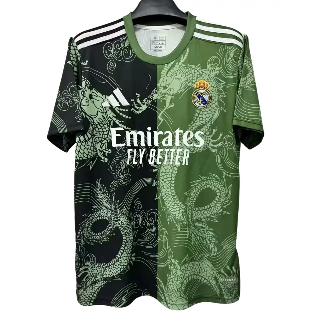 2025-26 Real Madrid Green and Black Dragon - Jersey - Fan Edition
