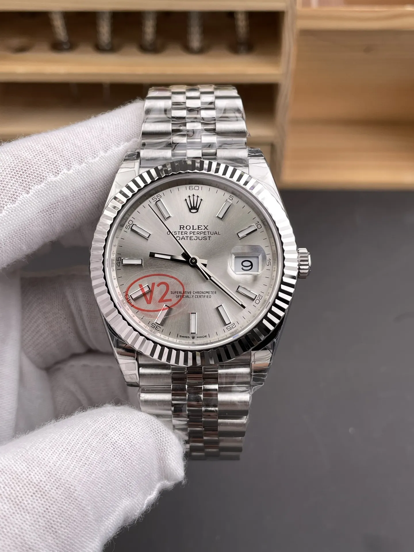 Rolex Datejust Silver Dial 41mm