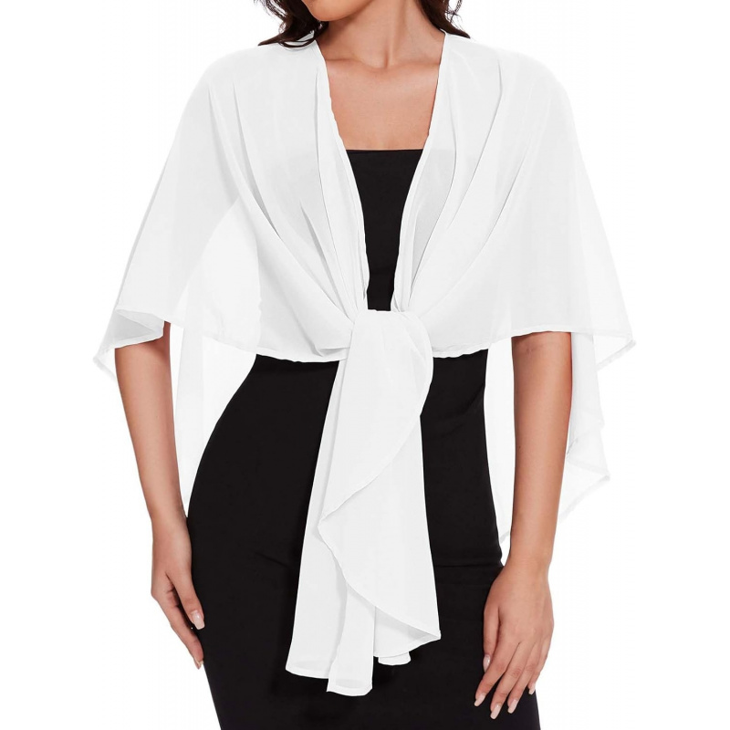Shawls and Wraps for Evening Dresses Sheer Womens