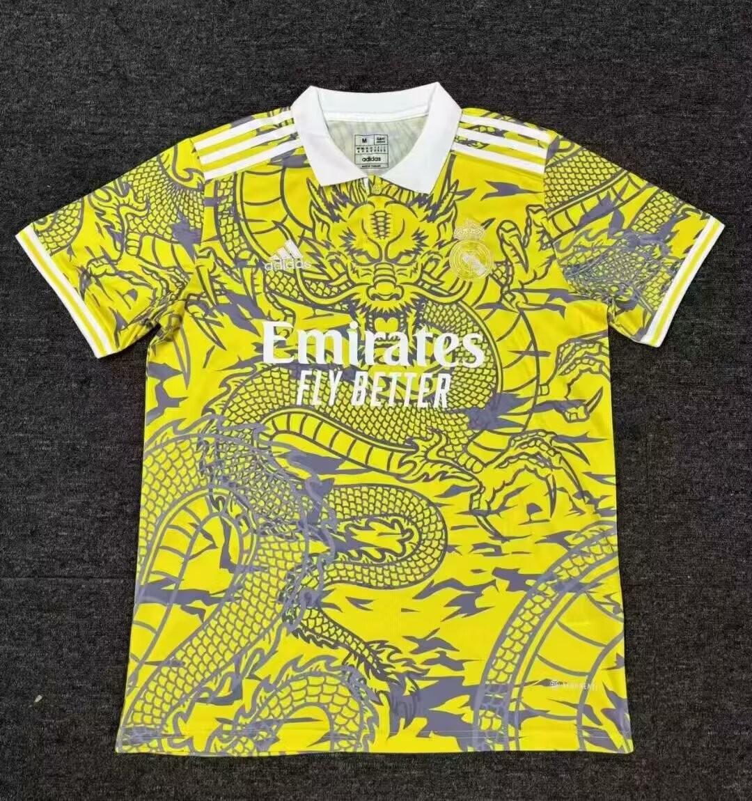 2025/2026 Real Madrid Golden Dragon Special Edition Football Shirt 1:1 Thai Quality